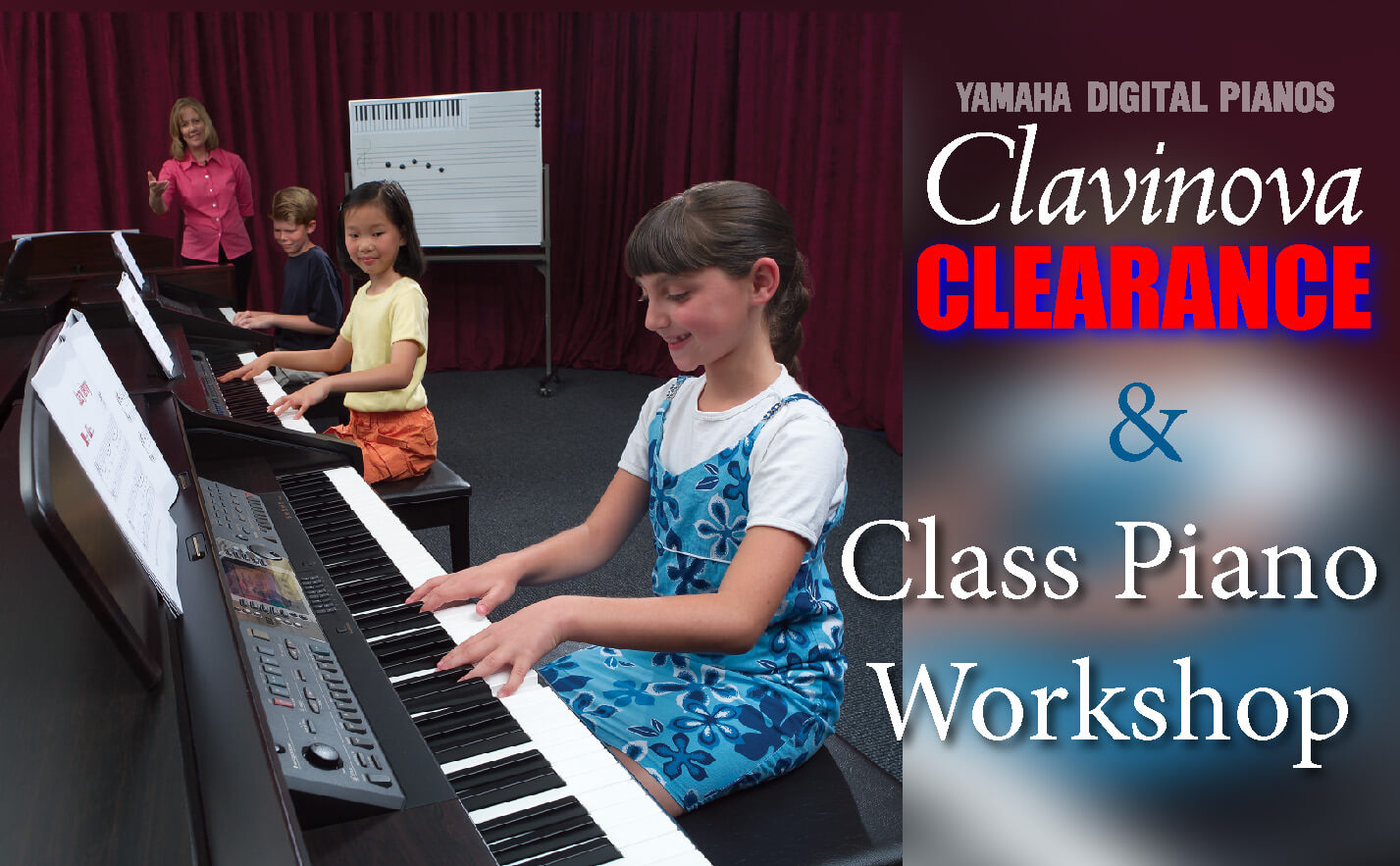 Clavinova Clearance Class Piano Workshop