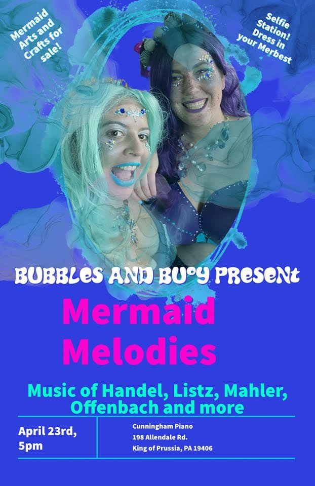 Bubbles & Buoy Present Mermaid Melodies - Cunningham Piano