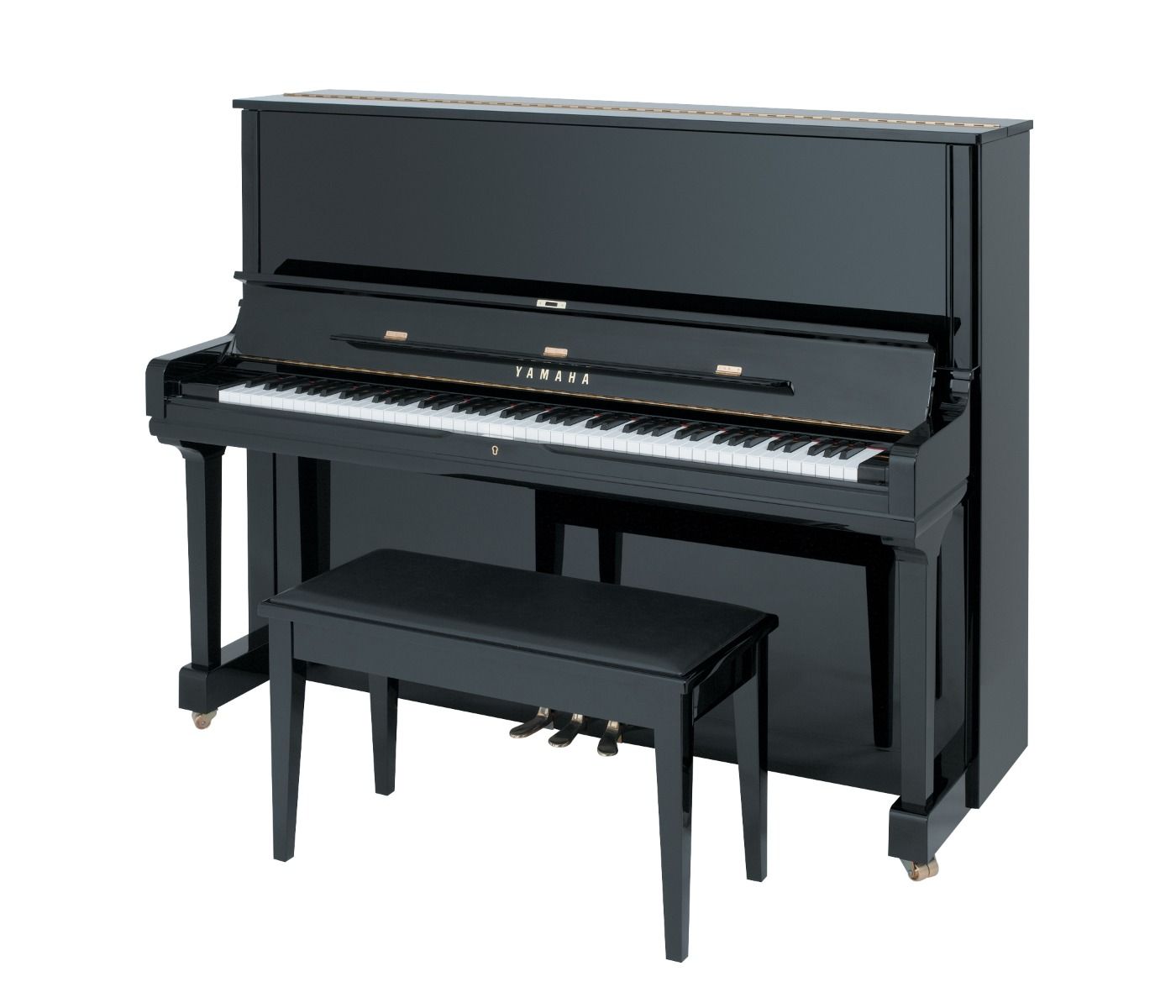 Yamaha YUS3 52" Professional Upright Piano in Polished Ebony
