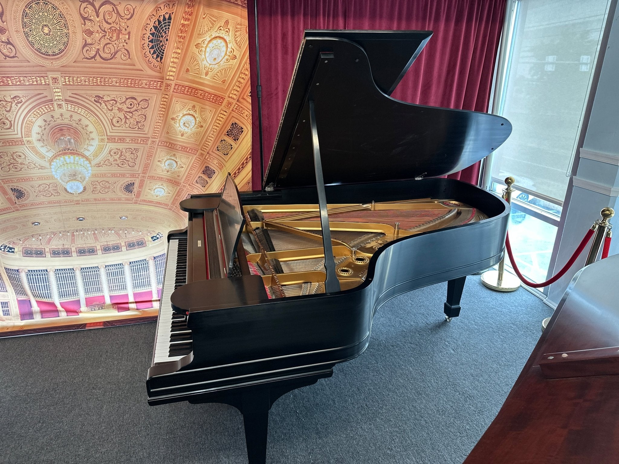 1901 Steinway Model B Grand Piano – Satin Ebony | 5 - Year Warranty - Cunningham Piano