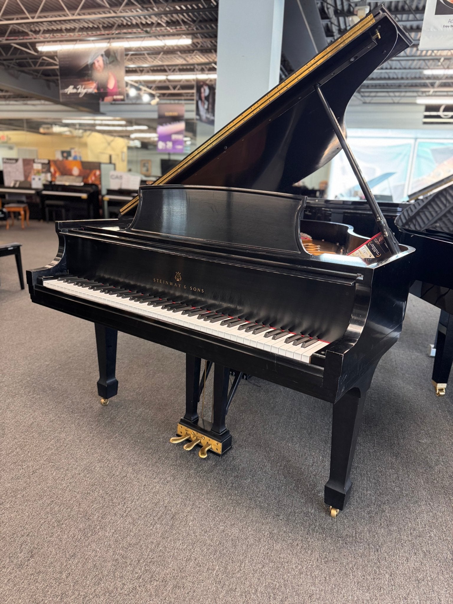 1999 Steinway Model M 5′7″ Grand Piano – Restored | PianoDisc Prodigy II | 10 - Year Warranty - Cunningham Piano