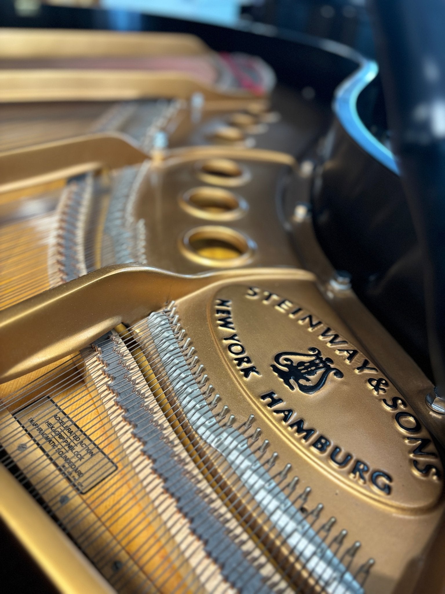 1999 Steinway Model M 5′7″ Grand Piano – Restored | PianoDisc Prodigy II | 10 - Year Warranty - Cunningham Piano