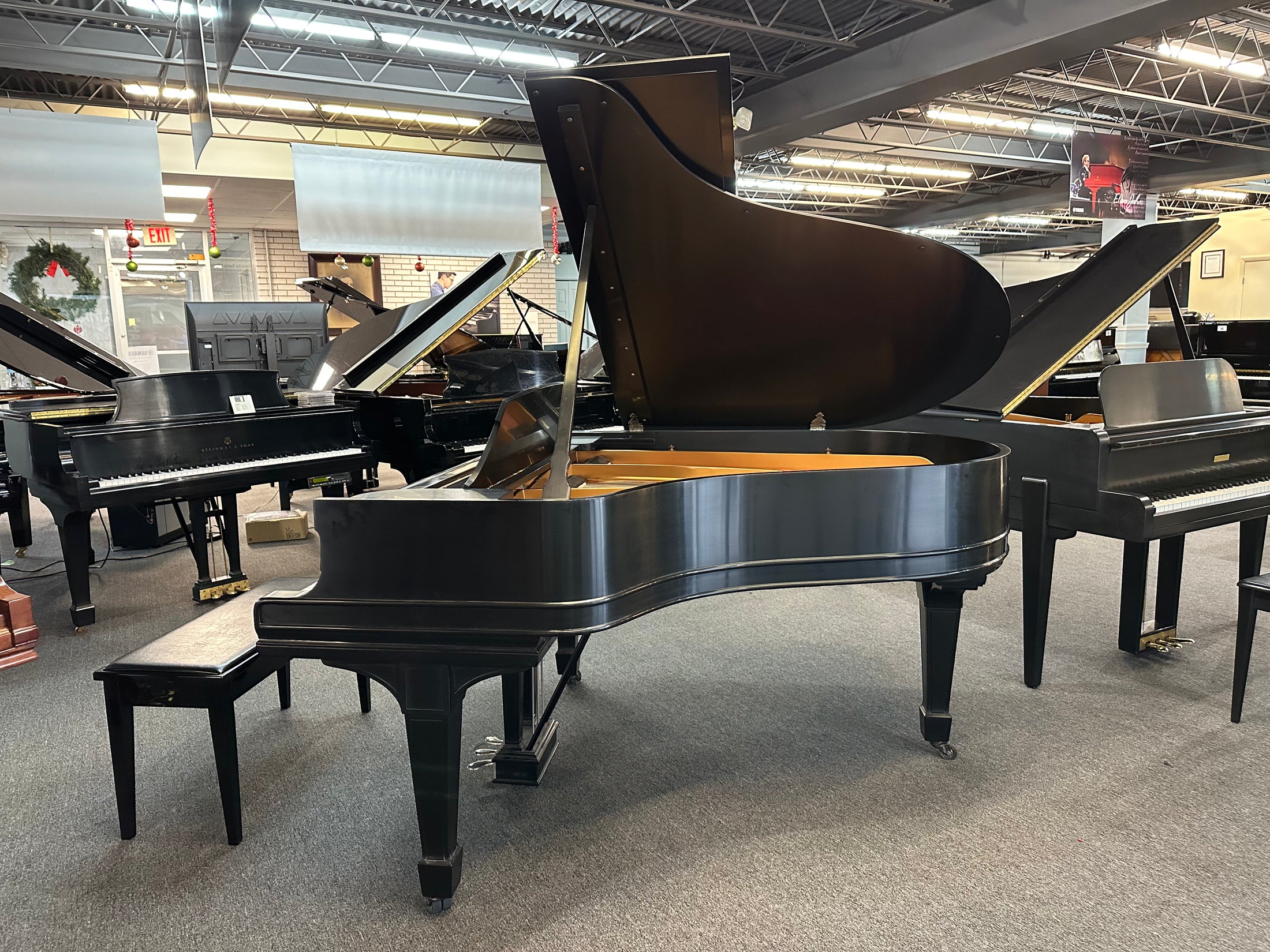 1907 Steinway Model O Grand Piano – Restored | Satin Ebony | 5′10″