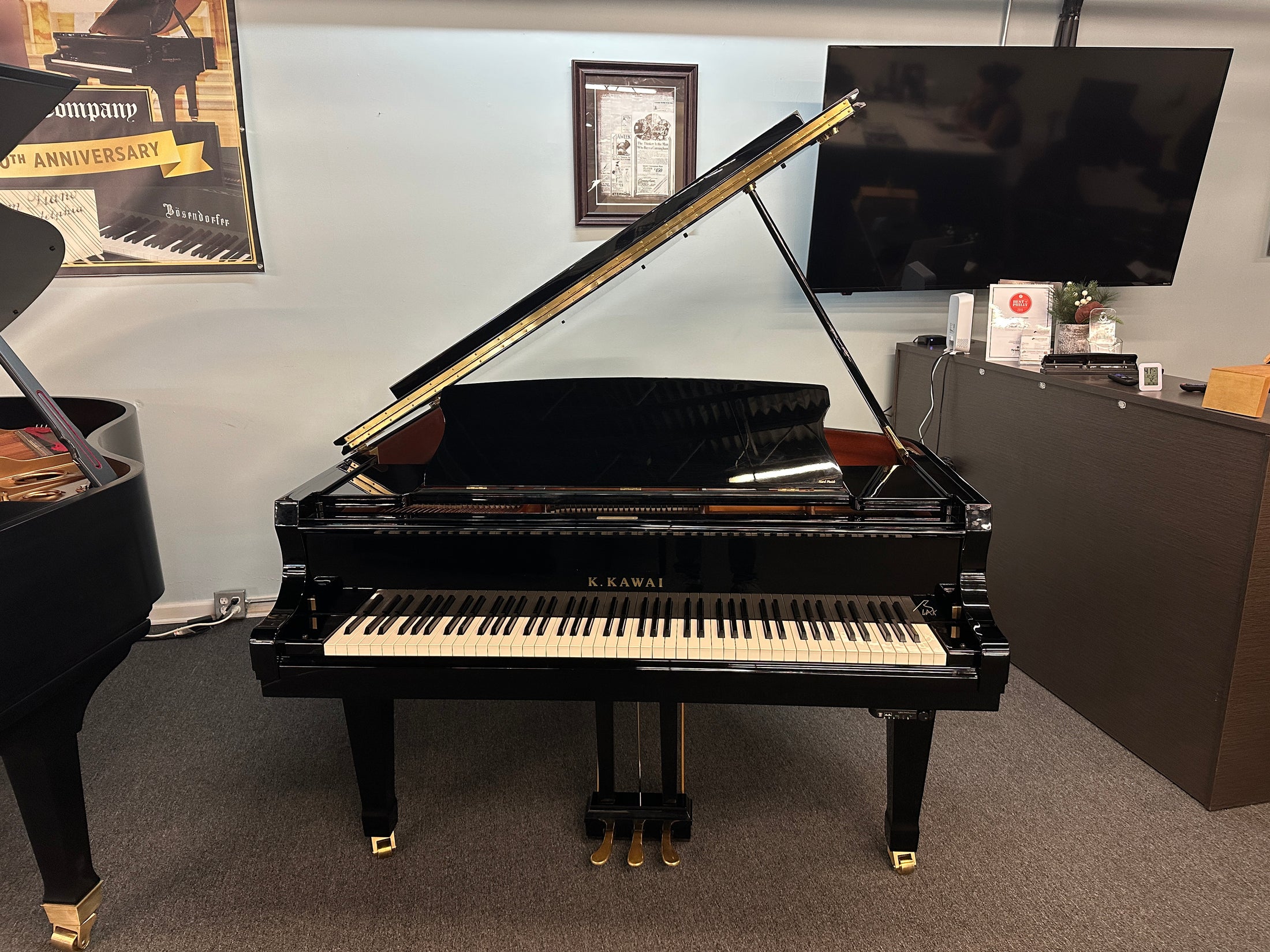 Kawai GX2 5'11" Grand Piano with QRS Silent System (Built in 2021)