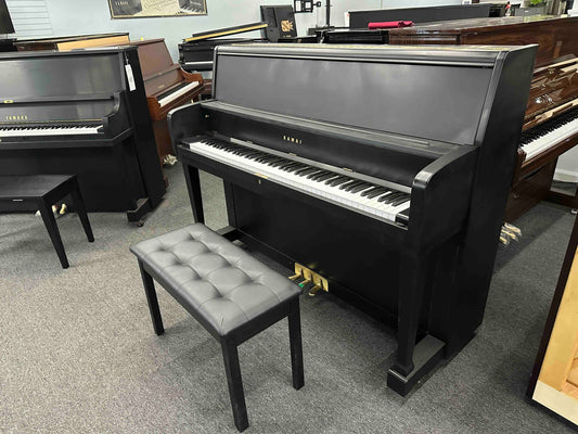 Kawai UST-7 Upright Piano in Satin Ebony – Professional Studio Tone