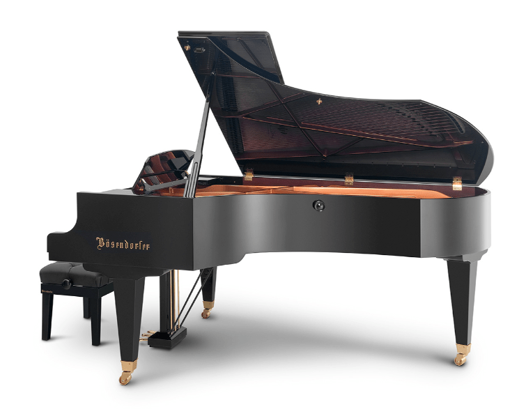 Bösendorfer 225 (7'4") Grand Piano in Polished Ebony - Cunningham Piano