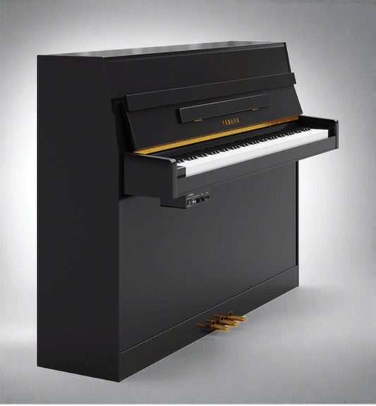 Yamaha B1 PE 43" Upright Piano In Polished Ebony - Cunningham Piano