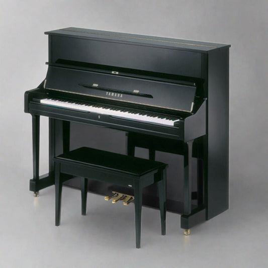 Yamaha U1 48" Upright Piano In Polished Ebony - Cunningham Piano
