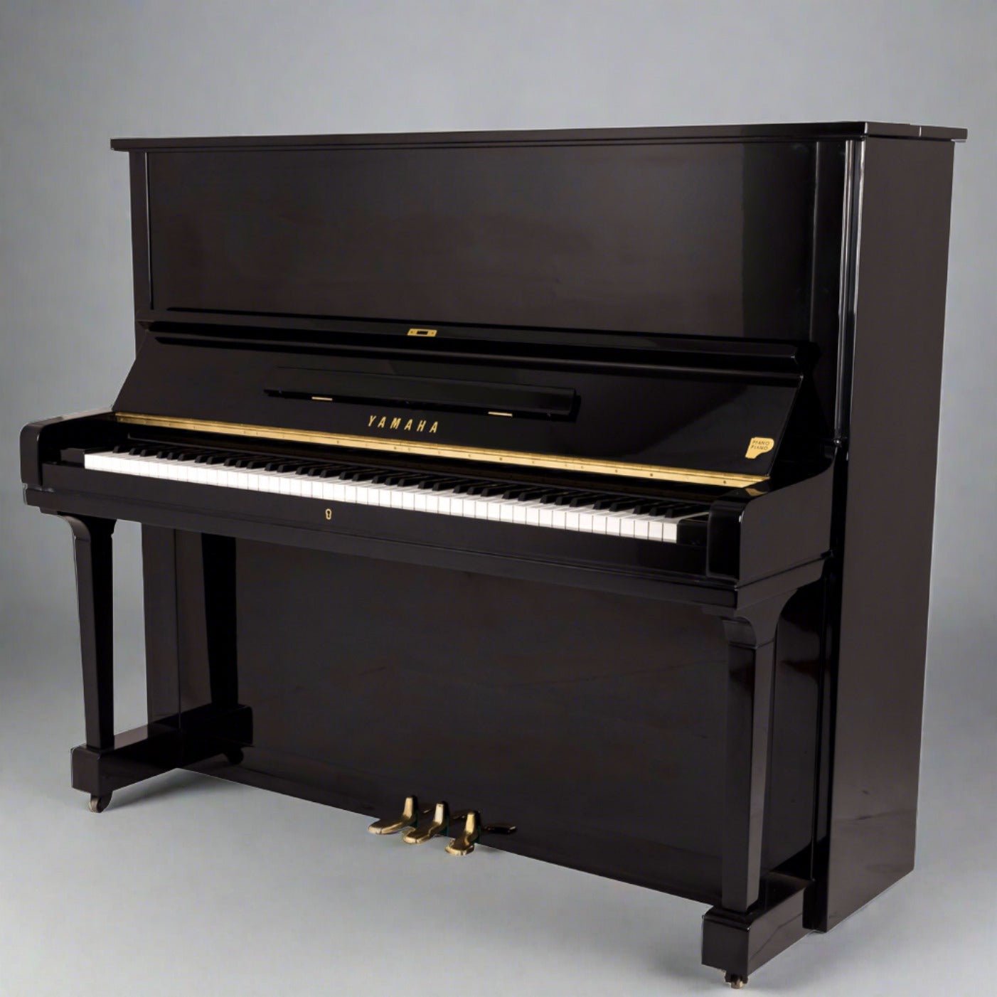 Yamaha U3 52" Upright Piano In Polished Ebony Finish - Cunningham Piano