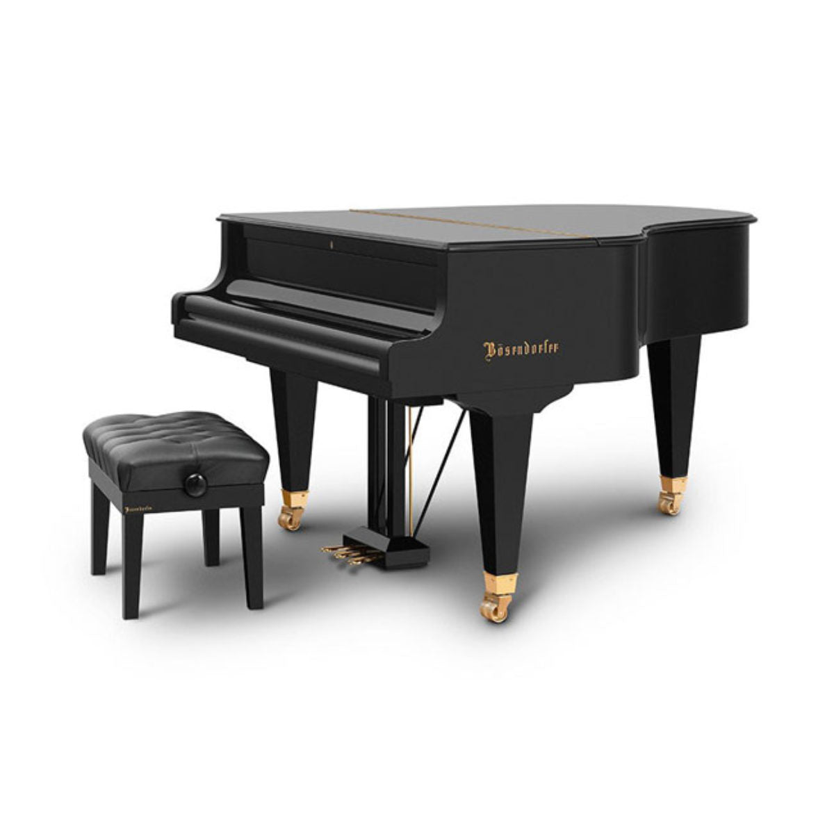 Bösendorfer D - 170VC (5'8") ENPRO Disklavier Grand Piano in Ebony Polish - Cunningham Piano