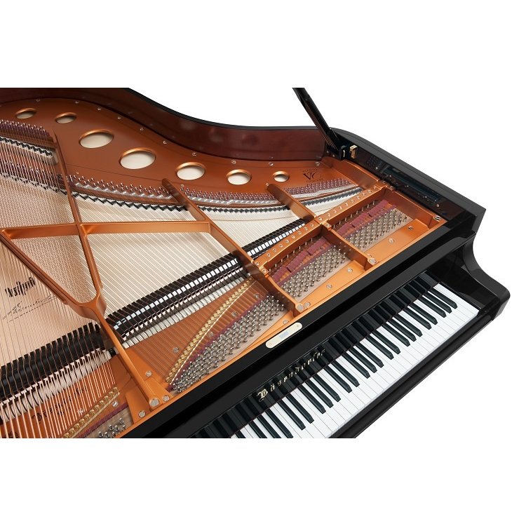 Bösendorfer D - 185VC (6'1") ENPRO Disklavier Grand Piano in Ebony Polish - Cunningham Piano