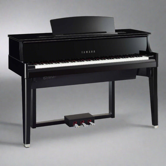 N1X AvantGrand Hybrid Grand Piano with Matching Bench - Ebony Polish - Cunningham Piano