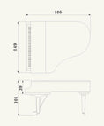 Load image into Gallery viewer, Yamaha C3X 6'1" Grand Piano In Polished Ebony - Cunningham Piano