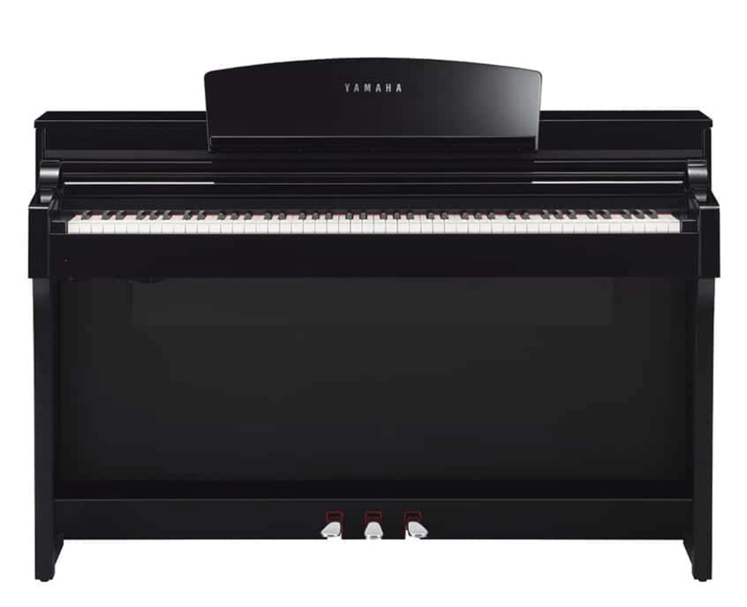 Yamaha piano in black color