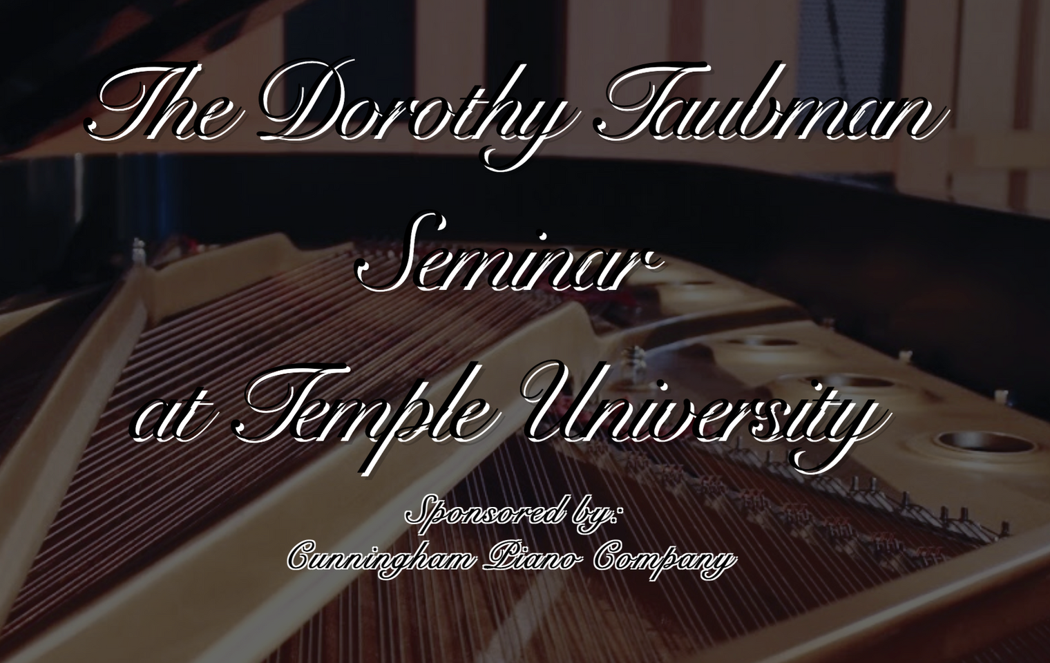 Dorothy Taubman Seminar of Philadelphia 2022