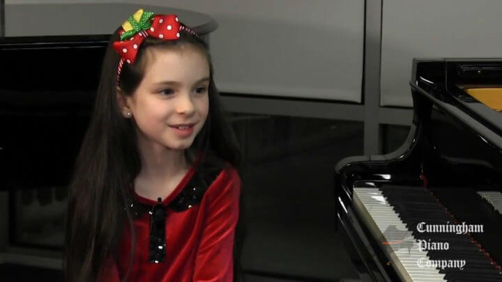 An 8 year old Prodigy on The Cunningham Piano Show - Cunningham Piano
