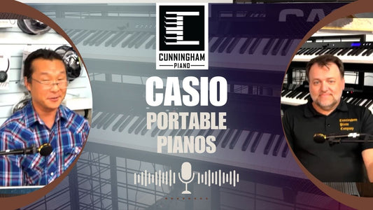 Casio Portable Pianos on The Cunningham Piano Show Podcast