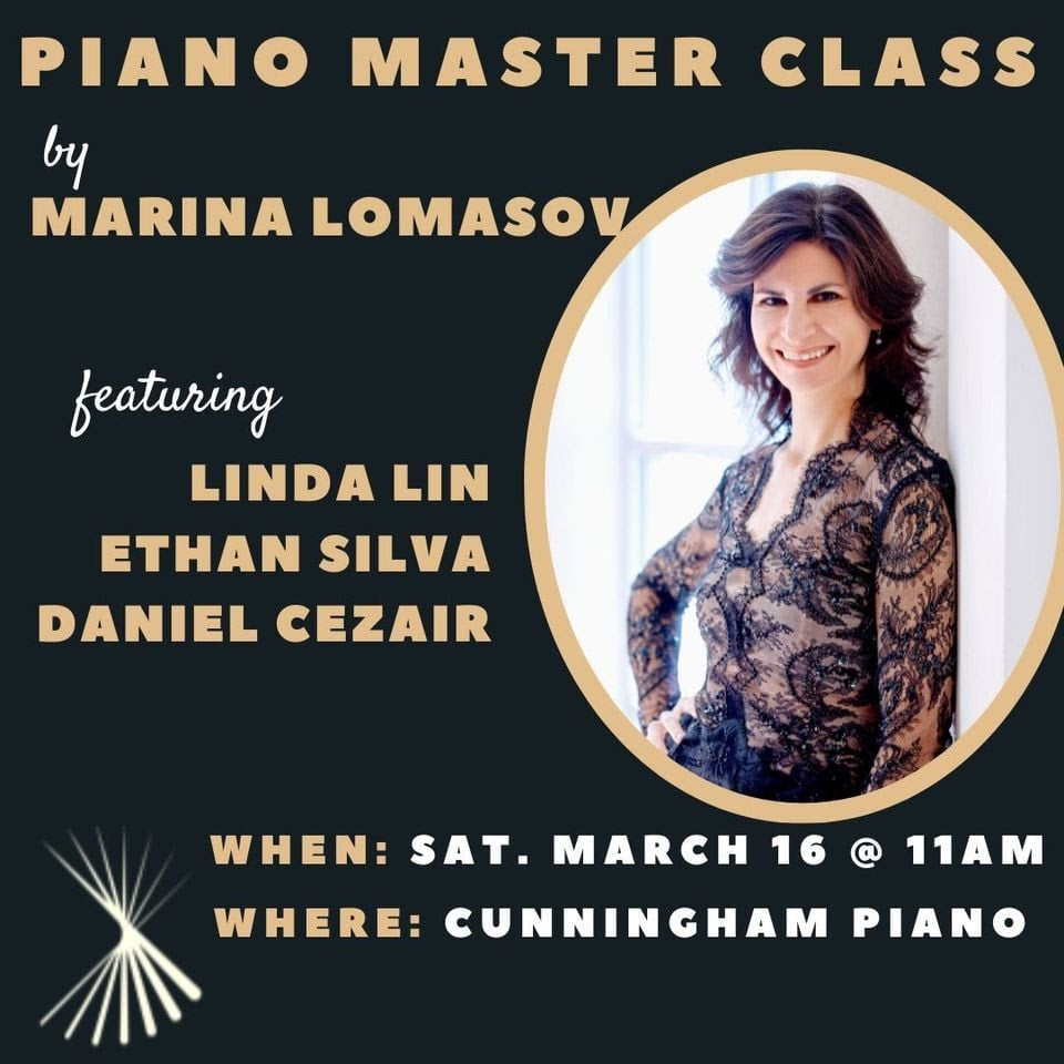 Marina Lomasov Piano Masterclass