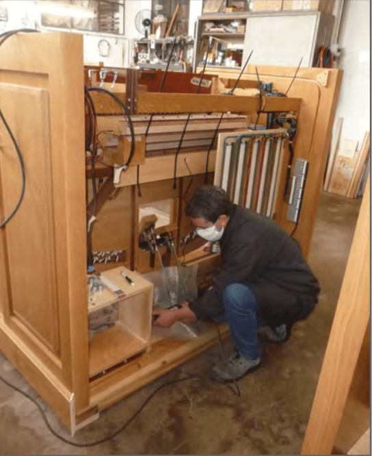 Final preparations under way for a Fratelli Ruffatti pipe organ in our region. - Cunningham Piano