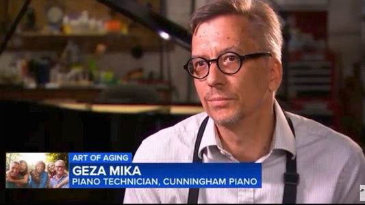Piano Technician Geza Mika Featured on 6ABC Action News - Cunningham Piano