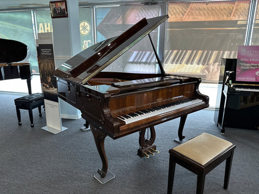 1996 Petrof IV 5'8" Grand Piano – Polished Walnut Demi - Chippendale | 5 - Year Warranty - Cunningham Piano