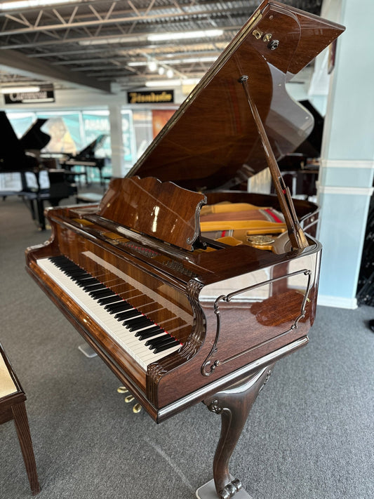 1996 Petrof IV 5'8" Grand Piano – Polished Walnut Demi - Chippendale | 5 - Year Warranty - Cunningham Piano