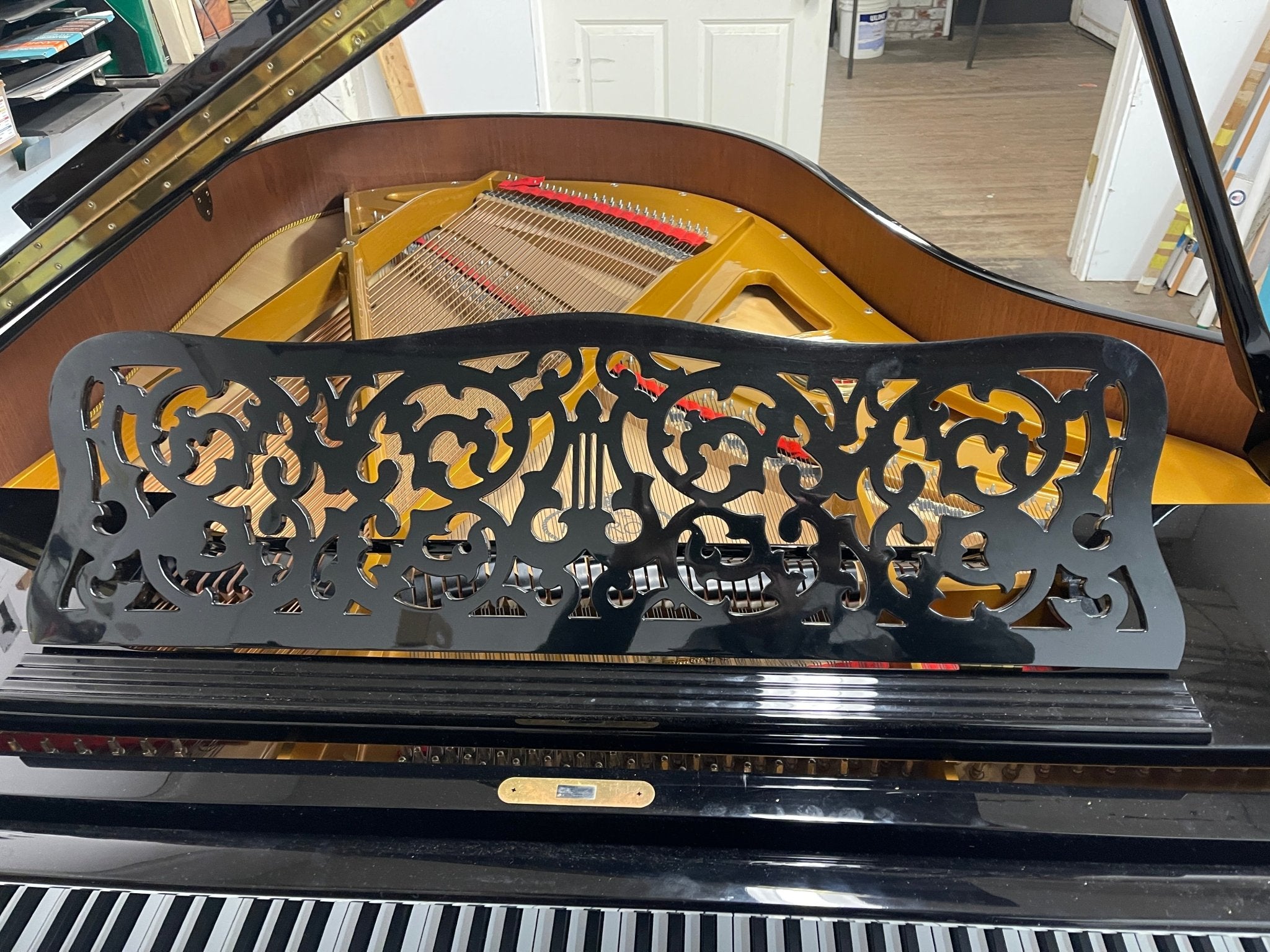 2001 Petrof Klasic 5′8″ Grand Piano – Polished Ebony | 5 - Year Warranty - Cunningham Piano