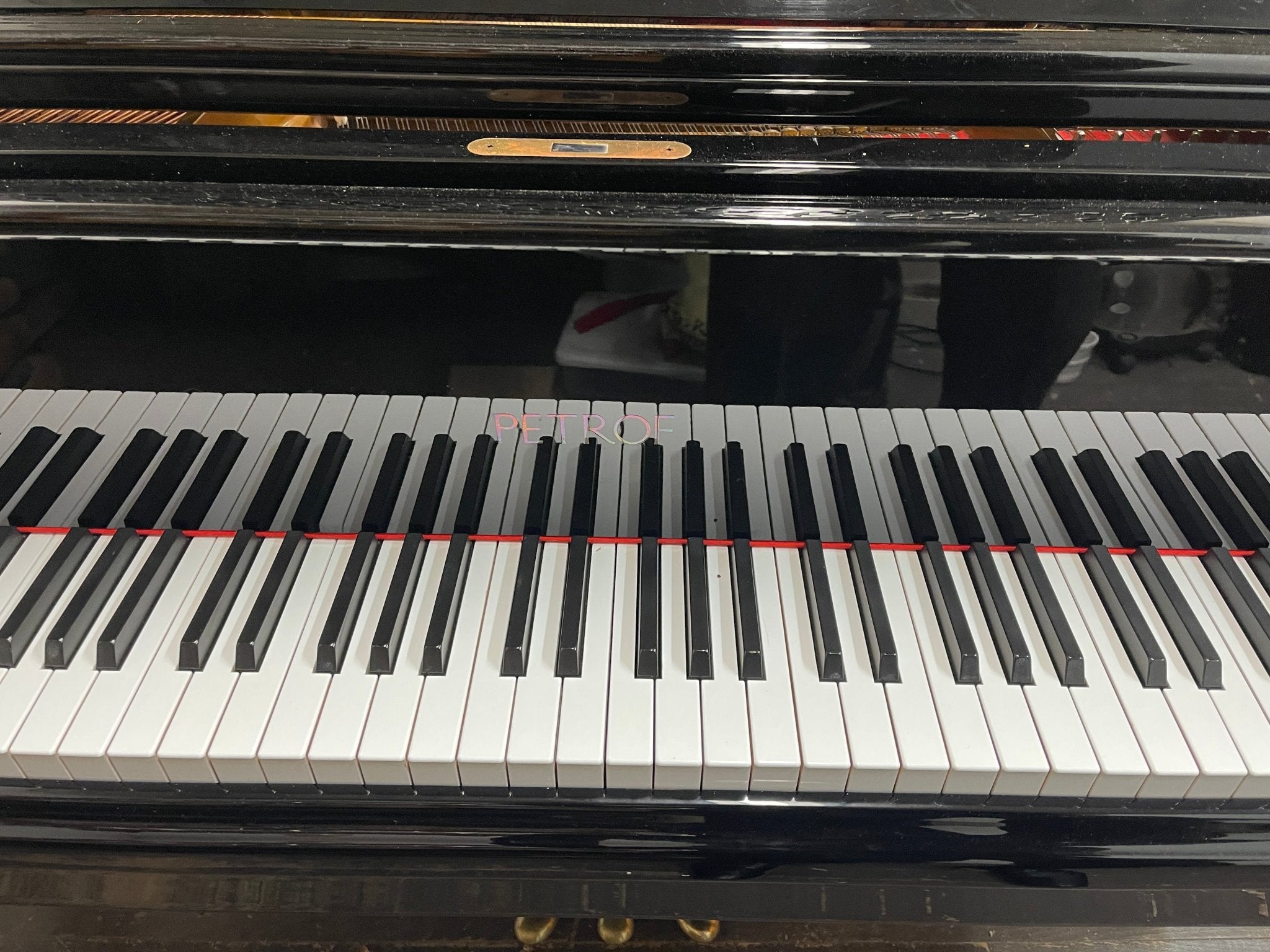 2001 Petrof Klasic 5′8″ Grand Piano – Polished Ebony | 5 - Year Warranty - Cunningham Piano