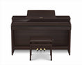 Load image into Gallery viewer, Casio Celviano AP-550 Digital Piano with 88 Wooden Keys and Matching Bench - Brown
