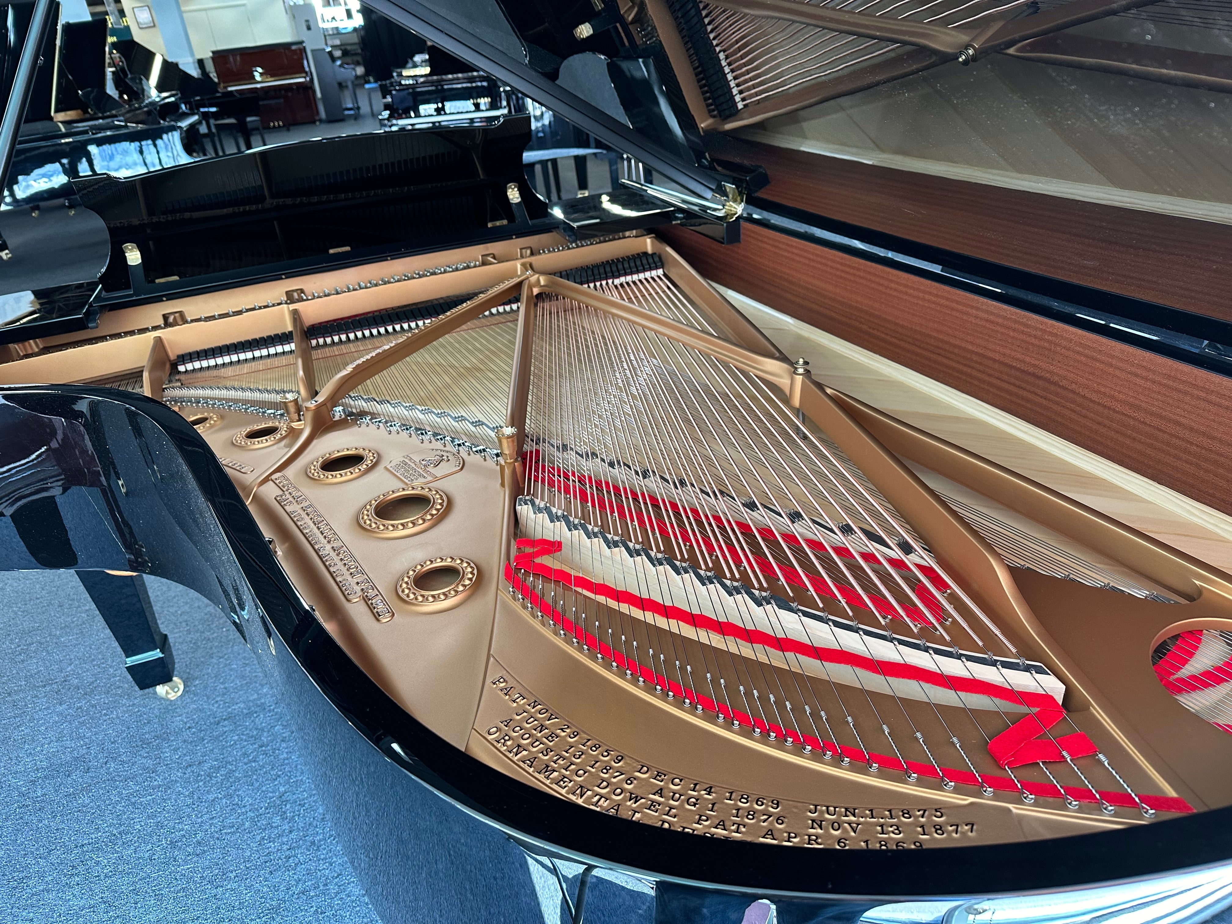 1902 Steinway Model B 6'10" Grand Piano in Polished Ebony Finish