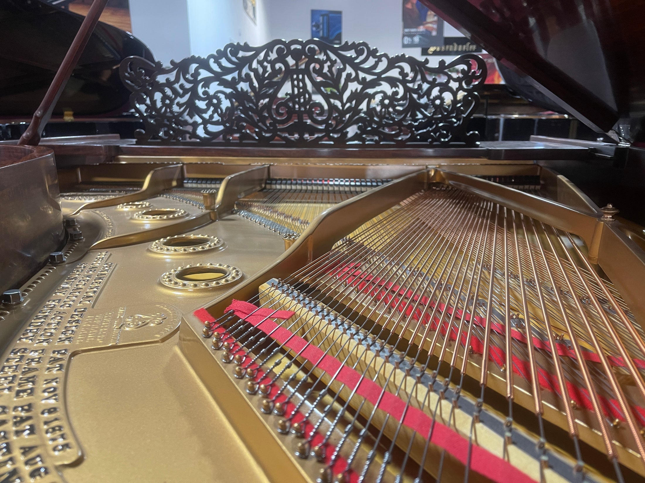 1894 Steinway Model A 6'2" Grand Piano in Figured Mahogany