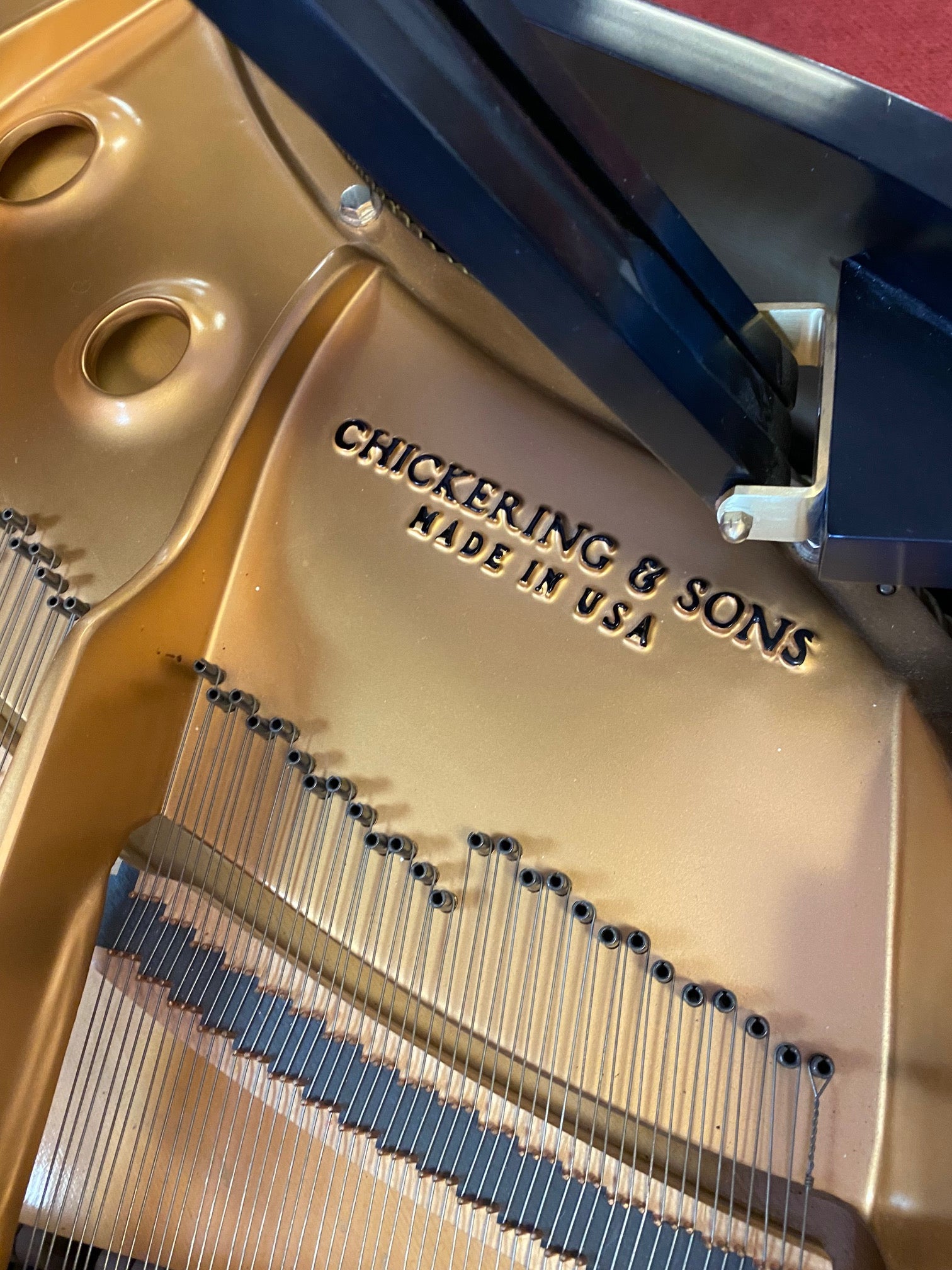 Chickering 5'7" Grand Piano in Satin Ebony Finish