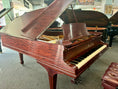 Load image into Gallery viewer, Steinway Model B Grand Piano in Fiddleback Mahogany Satin Finish #84359
