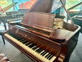 Load image into Gallery viewer, Steinway Model B Grand Piano in Fiddleback Mahogany Satin Finish #84359
