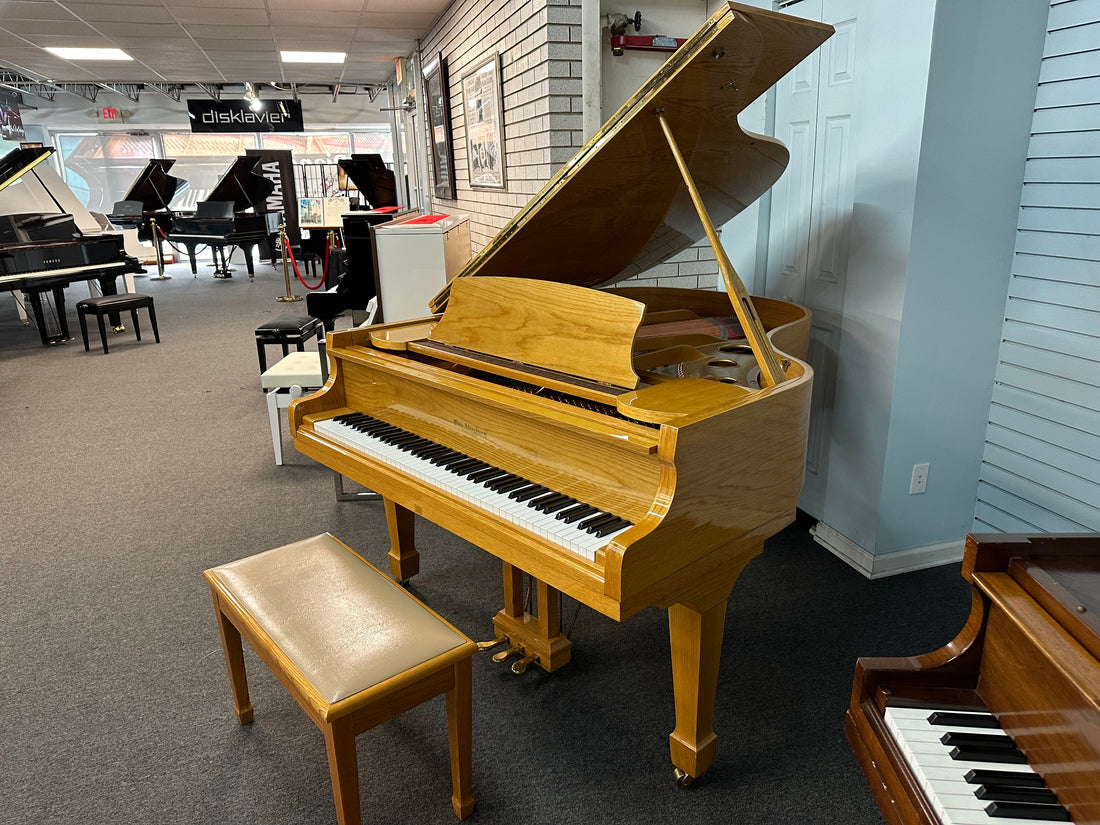 Otto Altenburg SG507 5' Baby Grand Piano in Polished Oak Finish