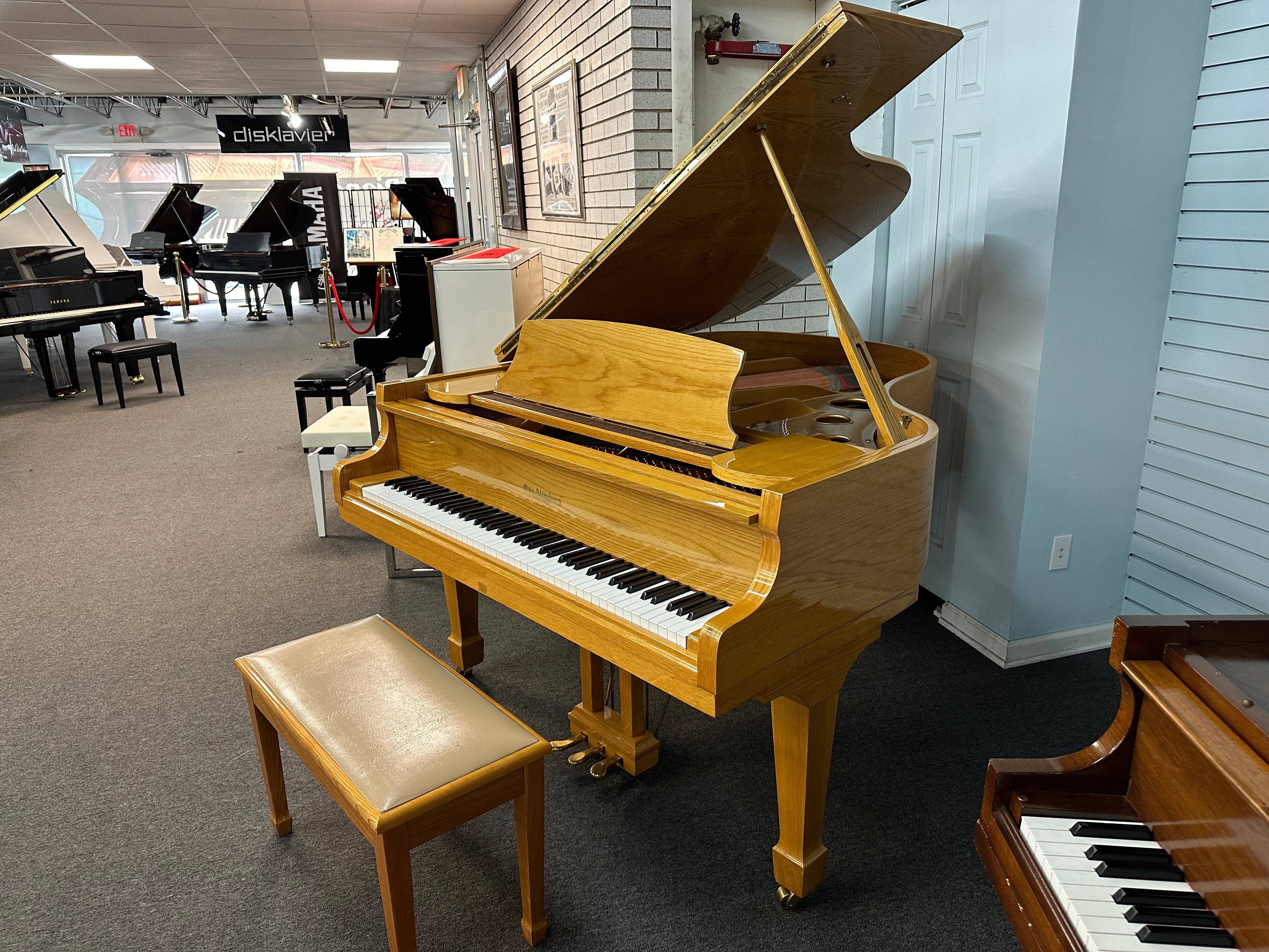 Otto Altenburg SG507 5' Baby Grand Piano in Polished Oak Finish