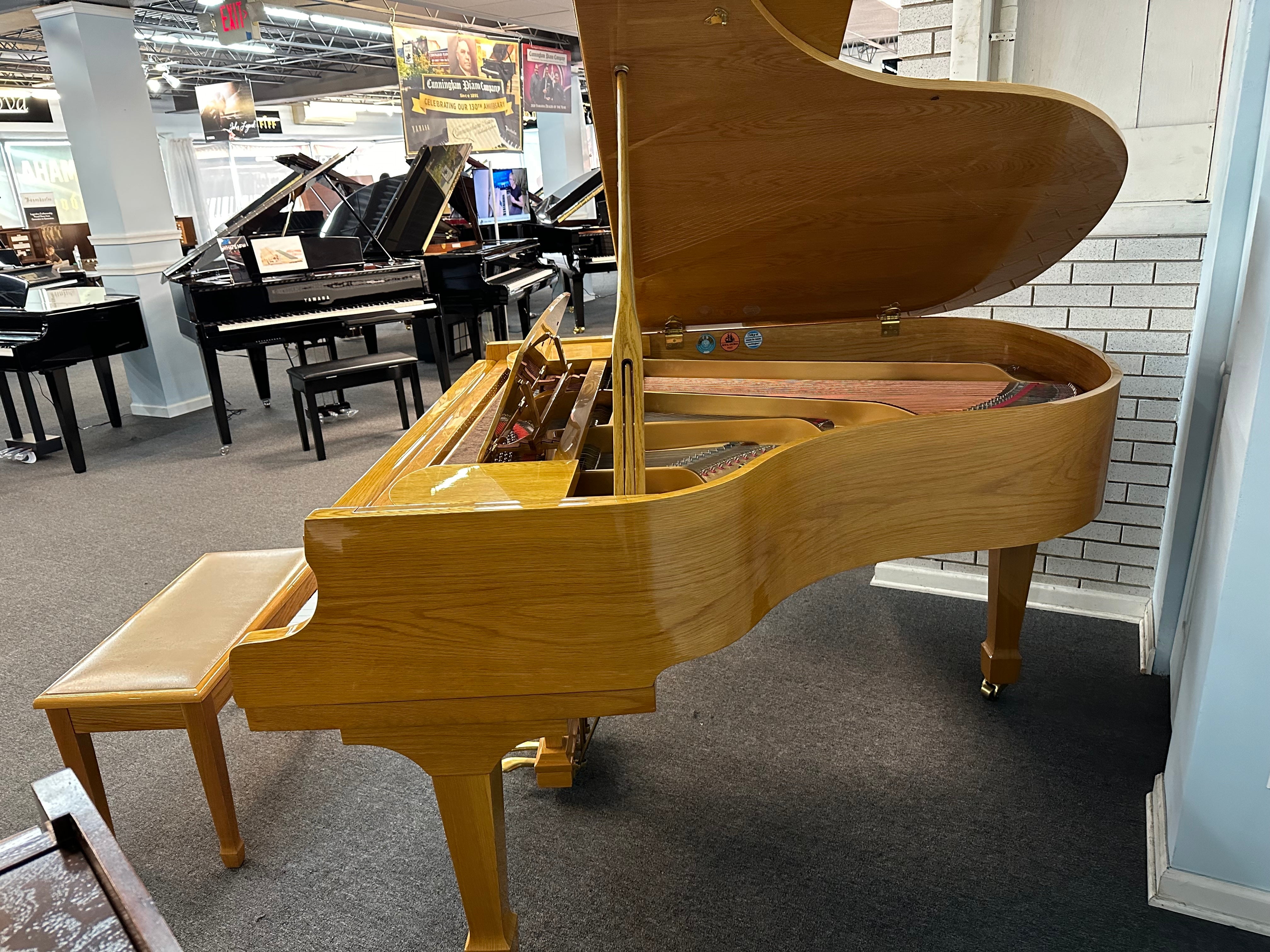Otto Altenburg SG507 5' Baby Grand Piano in Polished Oak Finish