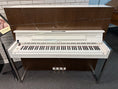 Load image into Gallery viewer, Petrof NEXT P127 (50") Upright Piano in White Polish with Wood Satin Wood Tones
