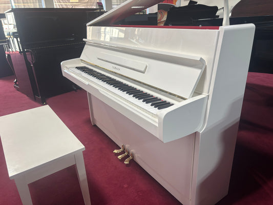 Yamaha M1A White Polish Console Piano