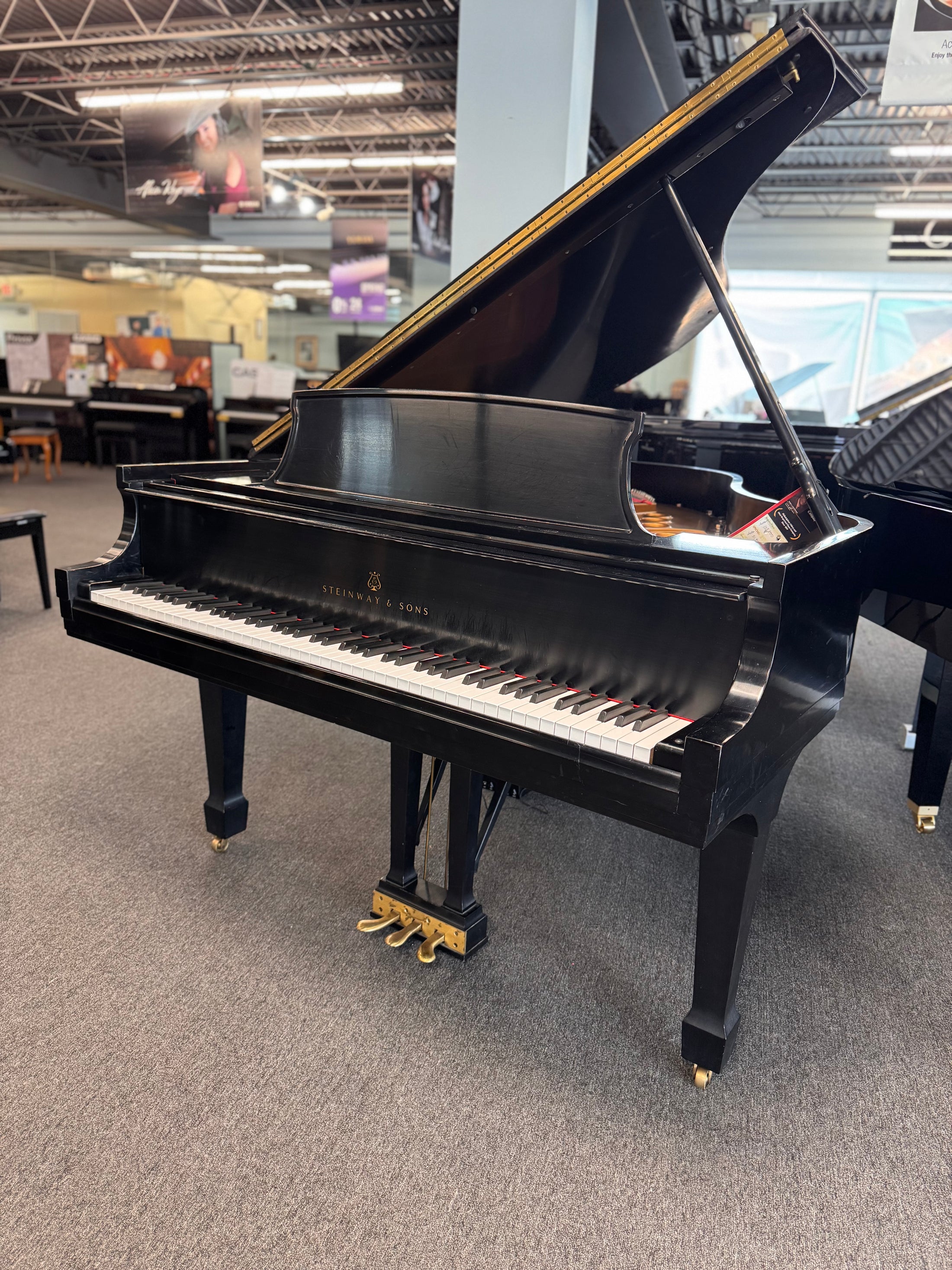 Steinway Model M 5'7" Grand Piano with PianoDisc Prodigy System
