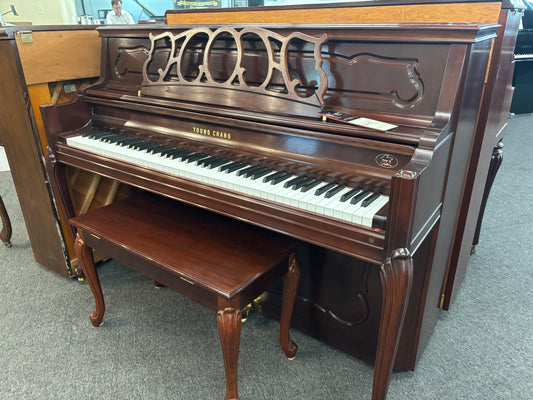 Young Chang Pramberger Series PF110 French Provincial Console Piano