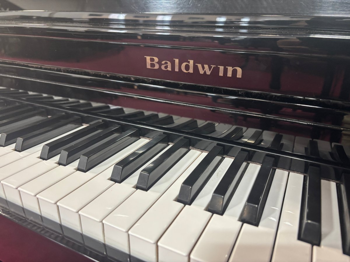 Baldwin Hamilton Studio Upright in Ebony Polish - Cunningham Piano