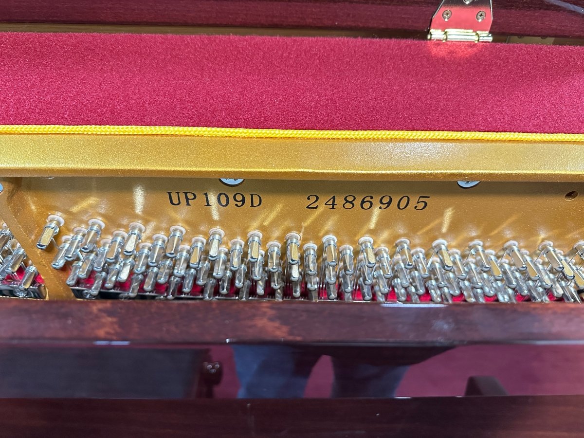 Hallet Davis 44" UP190D Upright Piano in Polished Mahogany - Cunningham Piano