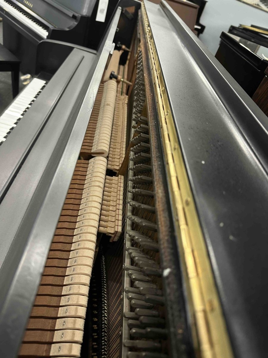 Kawai UST - 7 Upright Piano in Satin Ebony – Professional Studio Tone - Cunningham Piano