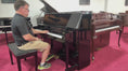 Load and play video in Gallery viewer, Baldwin Hamilton Studio Upright in Ebony Polish
