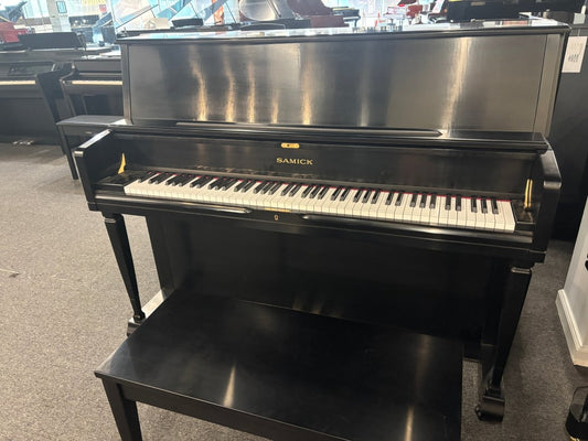Used Samick JS247 ES Upright Piano - Cunningham Piano