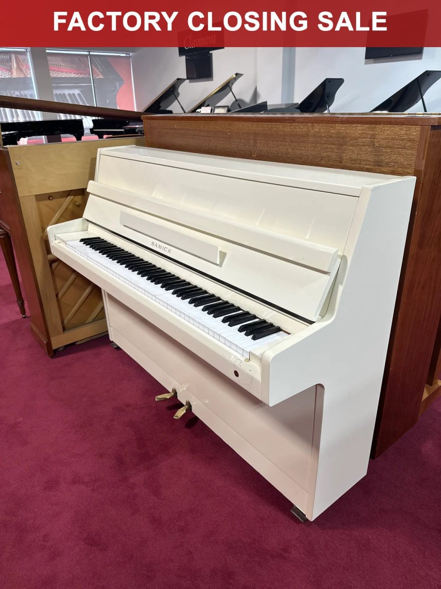 Used Samick S - 105 Upright Piano - Cunningham Piano