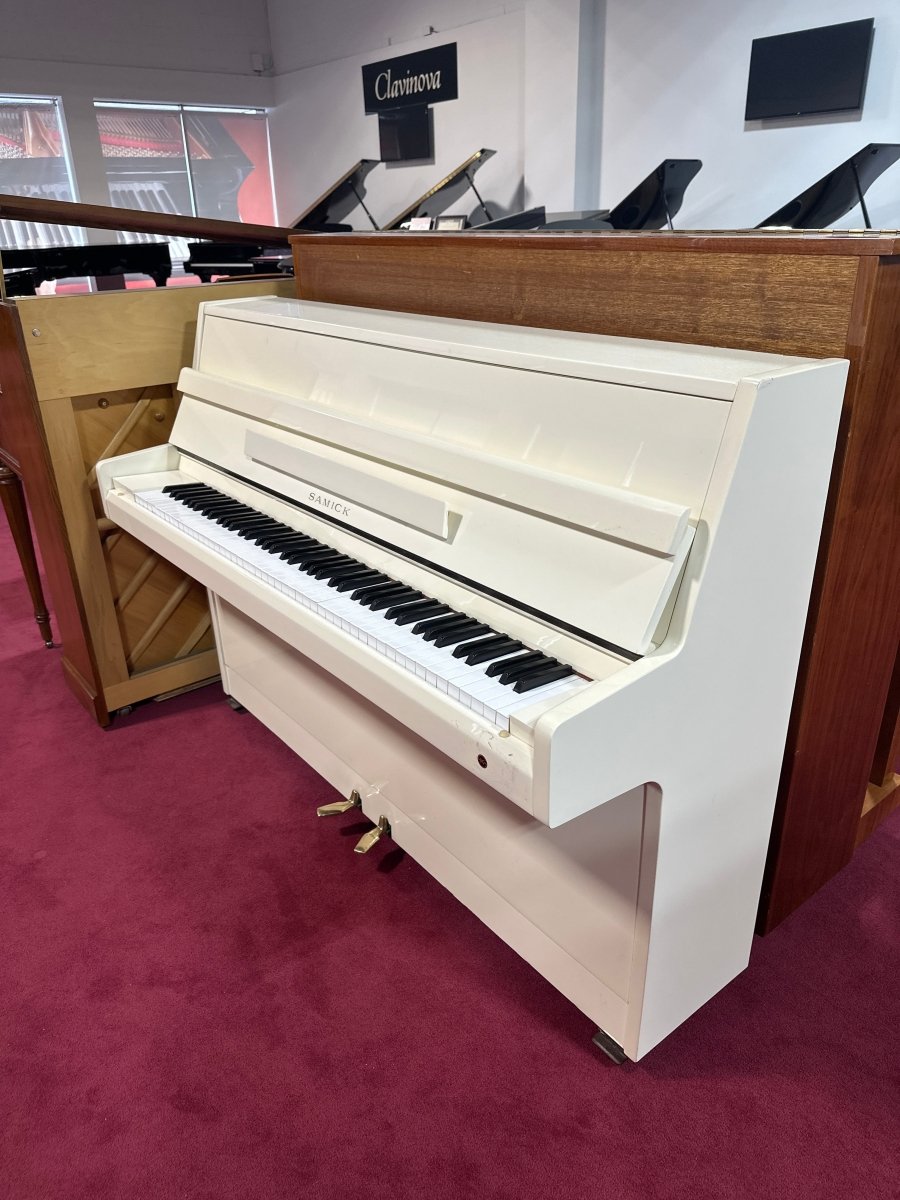 Used Samick S - 105 Upright Piano - Cunningham Piano
