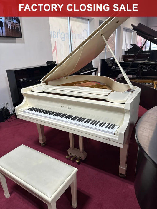 Used Samick SG150C WH Grand Piano - Cunningham Piano