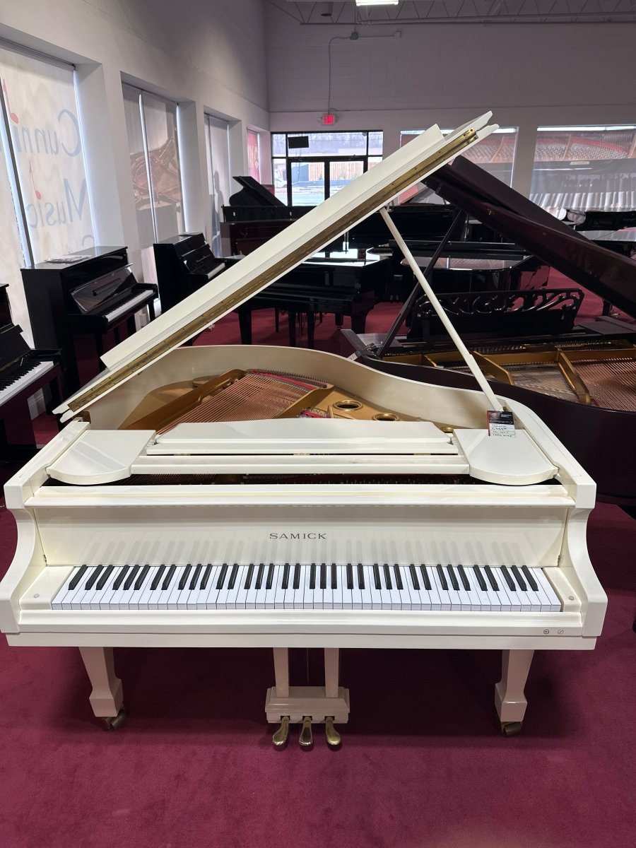 Used Samick SG150C WH Grand Piano - Cunningham Piano